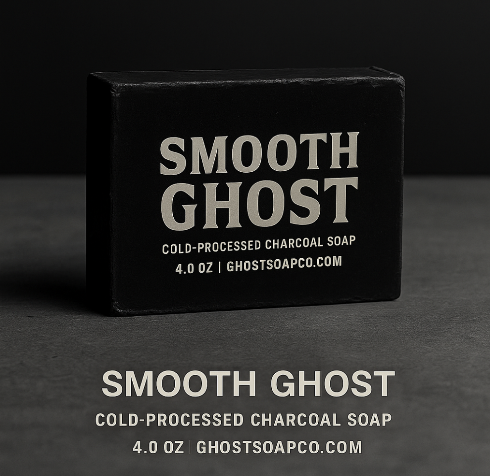 🔥 SMOOTH GHOST CHARCOAL SOAP 🔥